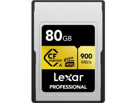 Lexar 80GB Professional CFexpress Type A Card GOLD Series LEXAR LCAGOLD080G-RNENG 